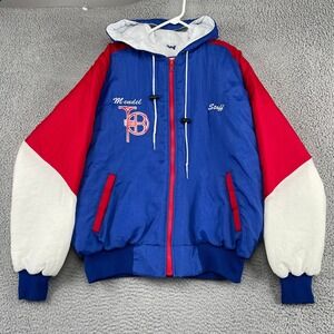Rennoc Jacket Mens L Blue Washington Twp Minutemen Marching Band Staff Vintage
